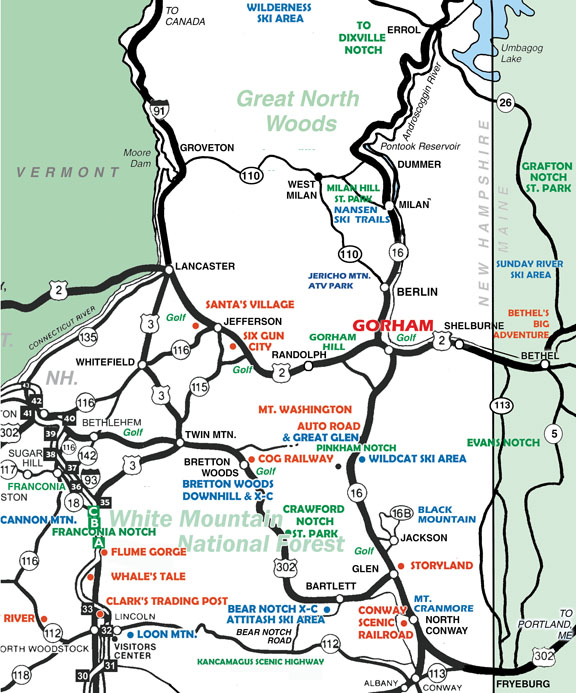 Gorham Map of New England